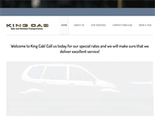 Tablet Screenshot of king-cab.com